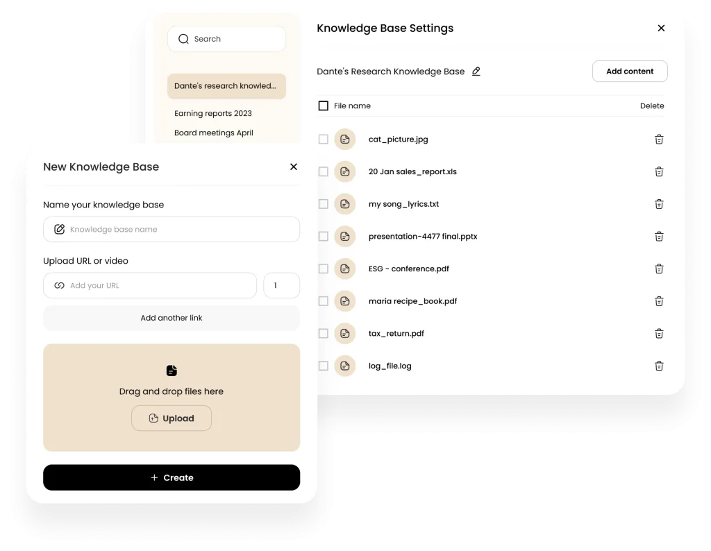 AI Chatbot settings configuration