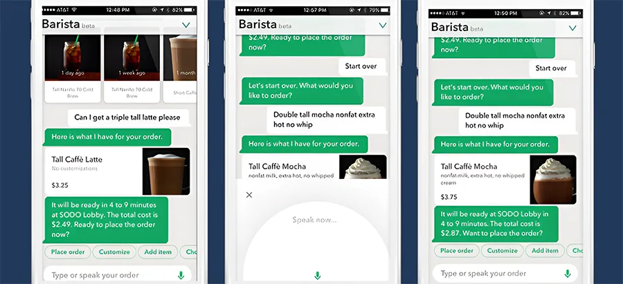 Starbucks AI Voice-Powered Barista Services